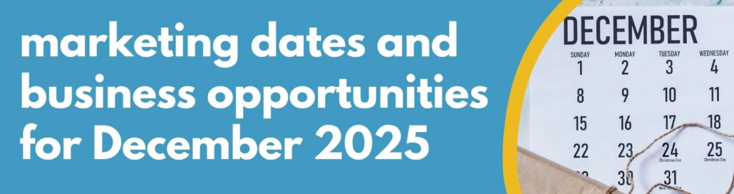 Formations Wise - marketing dates and business opportunities for December 2025