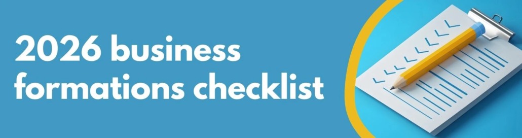 Formations Wise - 2026 business formations checklist